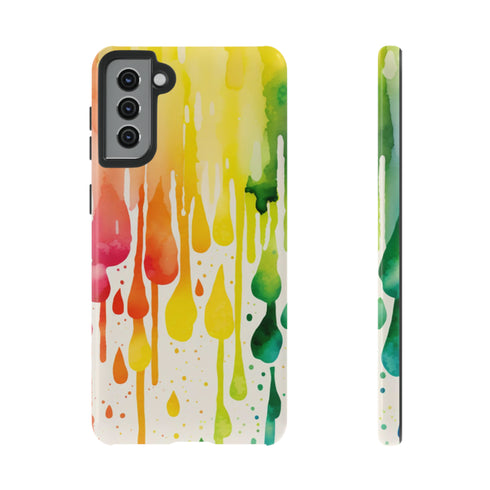 Rainbow Spring Showers - Impact Resistant Phone Case